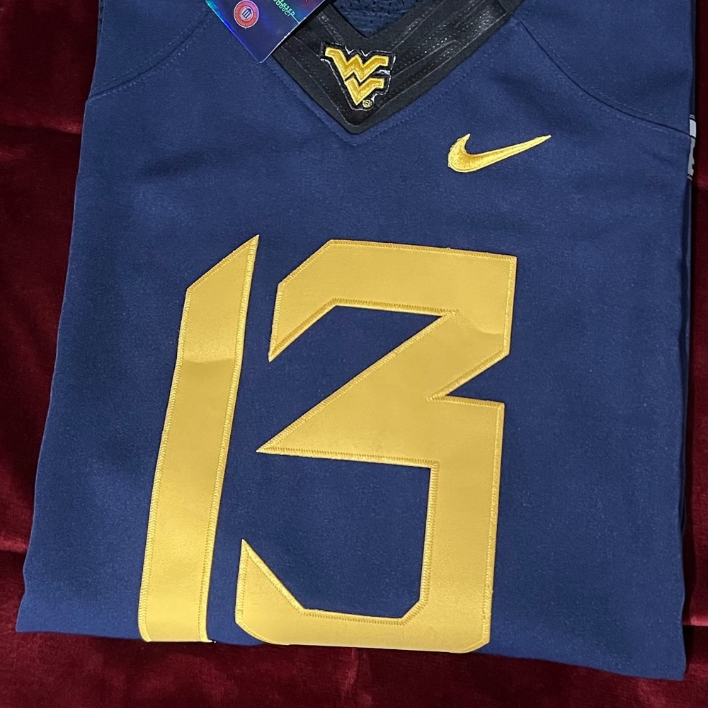 Authentic Nike West Virginia Mountaineers Football Jersey Size XXL